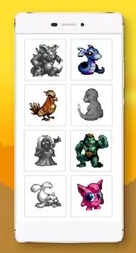 Color by Number Pokemon Pixel Art Free Screen Shot 1