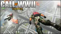 Call of the army ww2 Sniper: Fire Games war duty Screen Shot 0
