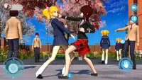 anime school meisje sim game Screen Shot 3
