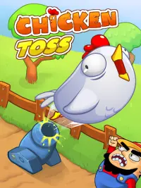 Chicken Toss - Crazy Chicken Launching Game Screen Shot 6