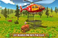 Helicóptero rescue animals sim Screen Shot 1