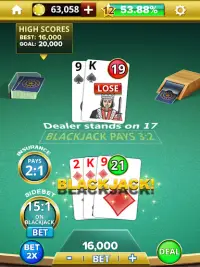 Blackjack 21 Casino Royale Screen Shot 8