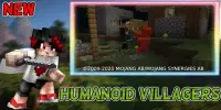 Humanoid Villagers Mod for MCPE   Come Alive Screen Shot 1