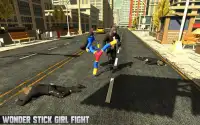 Wonder Stick Girl Rope Hero Gangster Crime Screen Shot 4