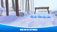 The snowman run: frozen runner Screen Shot 5