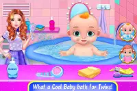 Niñera Daily Care Nursery-Twins Aseo de la vida Screen Shot 11