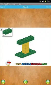 Building bricks step-by-step Screen Shot 1