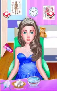 Jogos de princesa doutor face Screen Shot 4