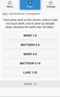 Bible Quiz Screen Shot 4