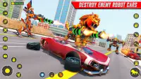 Lion Robot Car Game:Robot Game Screen Shot 4