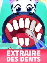 Zoo Dentist: Jeux pour enfants Screen Shot 0