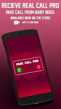 Fake Call From Baby Boss Screen Shot 3
