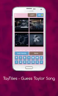 Taylor Swift Songs Guess Game - TayTiles Screen Shot 3