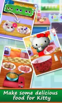 Bonjour Kitty nourriture Lunchbox jeu: cuisine Caf Screen Shot 3