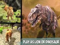 dinosaurus & boos leeuw aanval Screen Shot 14