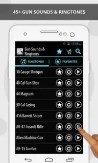 Gun Sounds & Ringtones Screen Shot 0