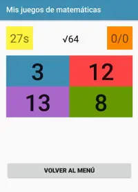 Mi juego de matemáticas Screen Shot 7