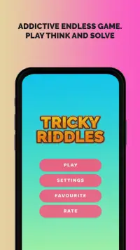 Tricky Riddles with Answers & Free Offline Riddles Screen Shot 0