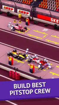 Idle Pit Stop Racing Screen Shot 0