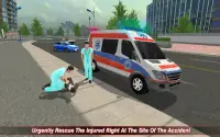 Ambulance Helicopter Game Screen Shot 2