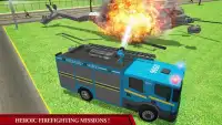 Fire Truck Simulator: Emergency Rescue Code 3D Screen Shot 1