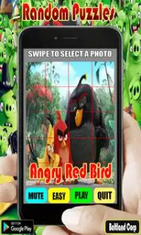 Random Angry Red Bird Puzzles Screen Shot 0