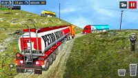 기름유조선 트럭 게임 2019 - Oil Tanker Truck Game 2019 Screen Shot 1