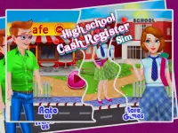 High School Cash Register Sim: Bank Cashier Games Screen Shot 0