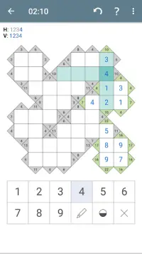 Kakuro - Classic Puzzle Game Screen Shot 1
