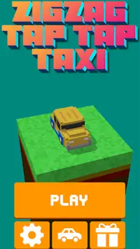 ZigZag Tap Tap Taxi - Blocky Road Taxi Games 2020 Screen Shot 0