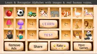 Alphabet Wooden Blocks Game | Learn ABC fun way Screen Shot 0