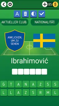 Vornamen der Fußballstars Quiz Screen Shot 1