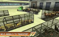 Zoo Animale Trasporto Camion 3D Aereo Trasportator Screen Shot 12