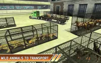 Zoo Hewan Truk 3D Pesawat terbang Transporter Screen Shot 12