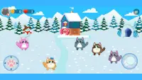 Snowballs Cats - Winter battle Screen Shot 1