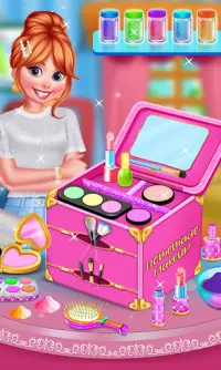 kit caseiro: jogos de maquiagem para meninas 2021 Screen Shot 4