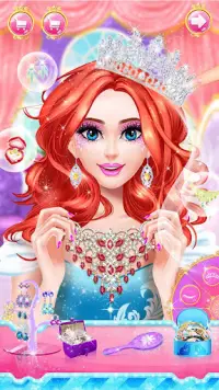 Princess dress up and makeover games Screen Shot 1