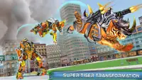 Futuriste Robot tigre réel robot transformation Screen Shot 10