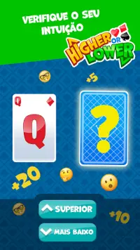 Higher or Lower Card Game Guess Casual Screen Shot 3