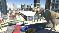 Dinosaur Simulator - City destroy Screen Shot 1