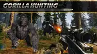 Selvagem Gorila Caçando Livre Jogos 2017 Screen Shot 2
