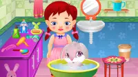 Elisha rabbit daycare – Virtual pet care game Screen Shot 4