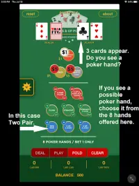 Pairs & Up Poker Screen Shot 11