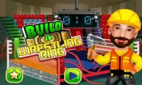 Bangun ring gulat - fighter arena builder sim Screen Shot 5
