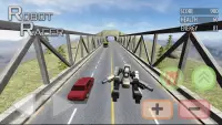 Robot Racer :  Battle on Highway Screen Shot 2