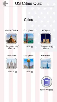 US Cities and State Capitol Buildings Quiz Screen Shot 2