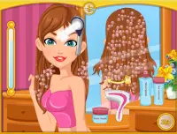 saç modelleri kız oyunları eğitmek Screen Shot 2