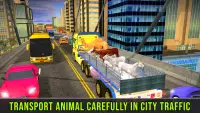Farm Animal Cargo Truck transport simulator games Screen Shot 3