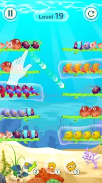 Fish Sort Color Puzzle Game Screen Shot 3