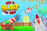 Chicken Toss - Crazy Chicken Launching Game Screen Shot 2